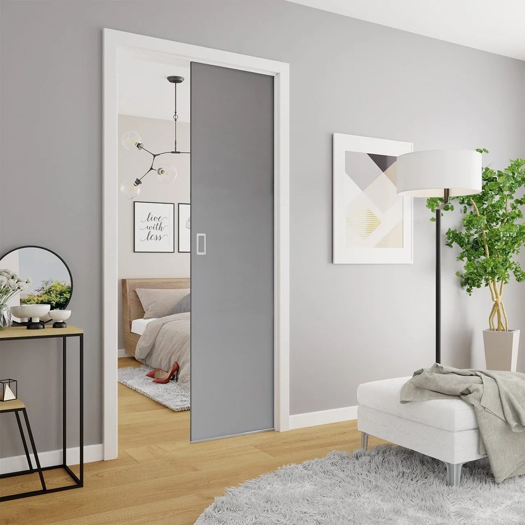 Posuvné dvere Monstera 80, Farba:: Biela