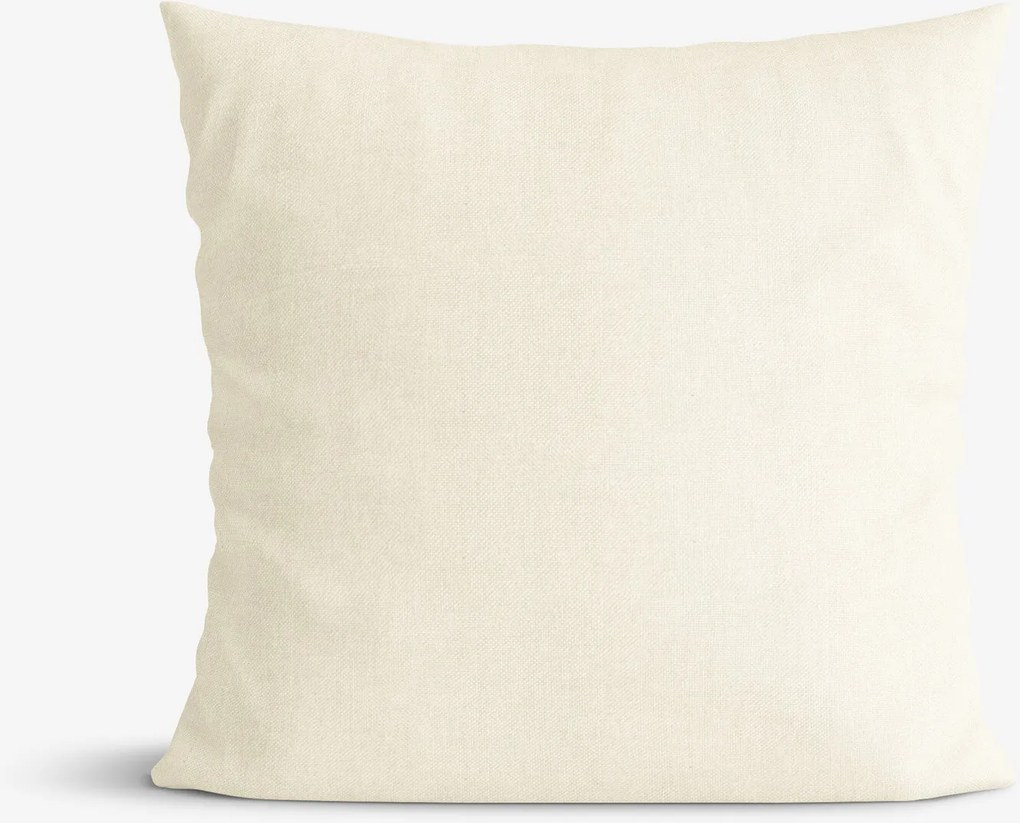 Goldea dekoračná obliečka na vankúš malaga - smotanová 40 x 40 cm