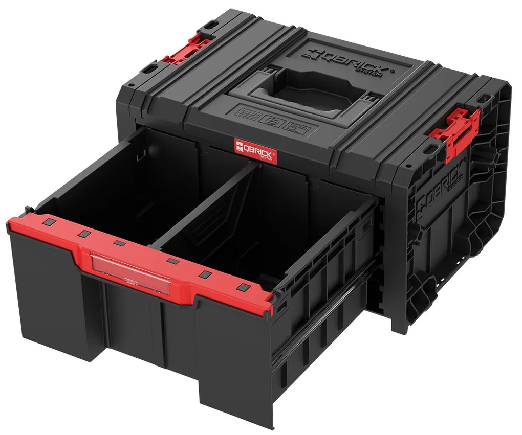 Kufrík na náradie so zásuvkou Qbrick System PRO