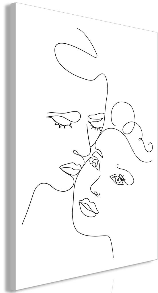 Artgeist Obraz - Lovers (1 Part) Vertical Veľkosť: 20x30, Verzia: Premium Print