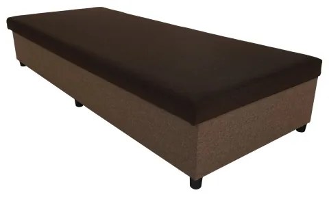 Čalúnená posteľ s úložným priestorom CORY 80x200 hnedá