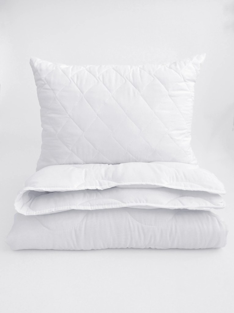 Súprava prešívanej prikrývky a vankúša z dutého vlákna Classic - 140 x 200 cm / 70 x 90 cm