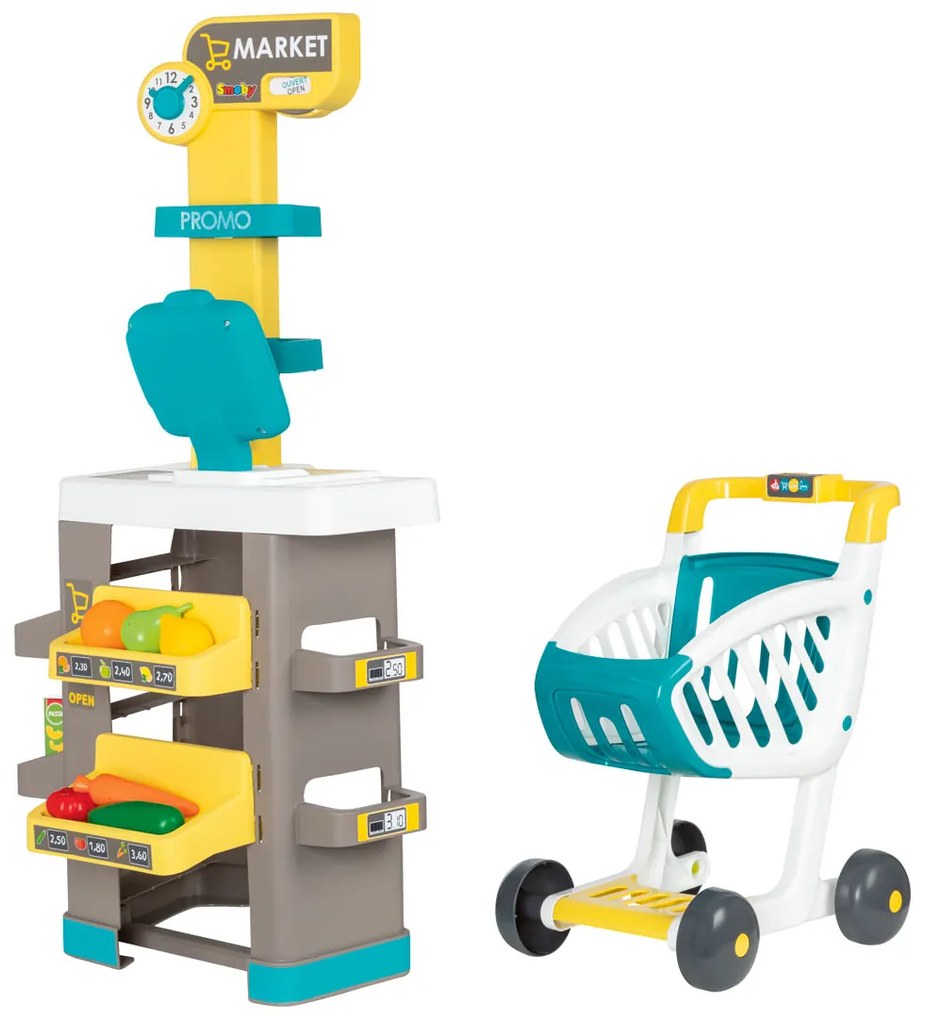 Smoby Supermarket s nákupným vozíkom (100356844)