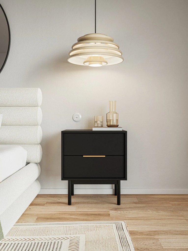 Noční stolek Viva 54 cm černý