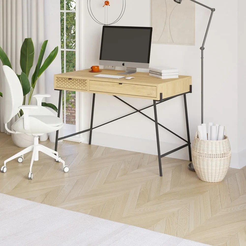 Pracovný stôl v dekore duba 60x110 cm Ecrin – Marckeric