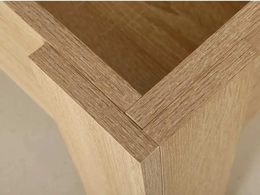 Konferenčný stolík RIWA s výsuvnou doskou 100x50 cm, dub sonoma