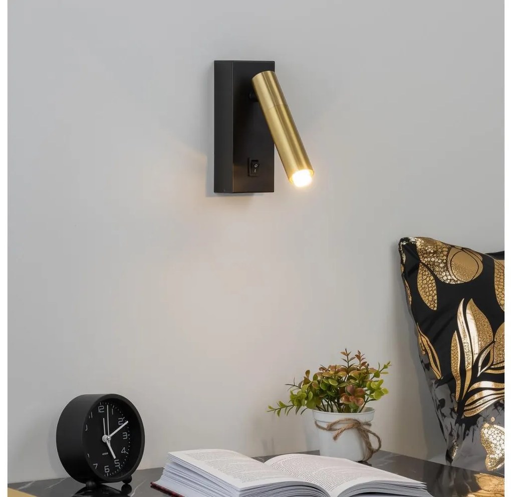 Brilagi - LED Nástenné bodové svietidlo MAYA 1xG9/4W/230V čierna/zlatá