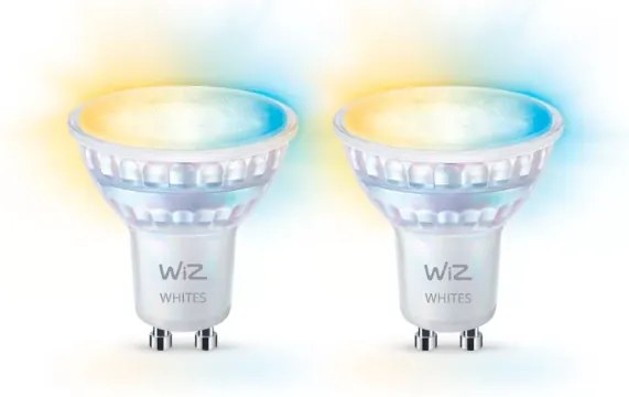 Philips Wiz Tunable white 8720169076709 LED žiarovka GU10 PAR16 4,7W/345lm 2700-6500K 2-set