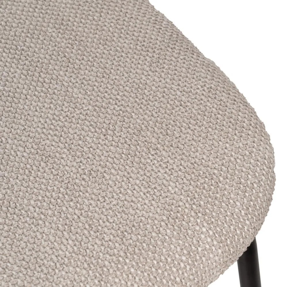 Hnedo-krémové jedálenské stoličky v súprave 4 ks Moe – Ixia