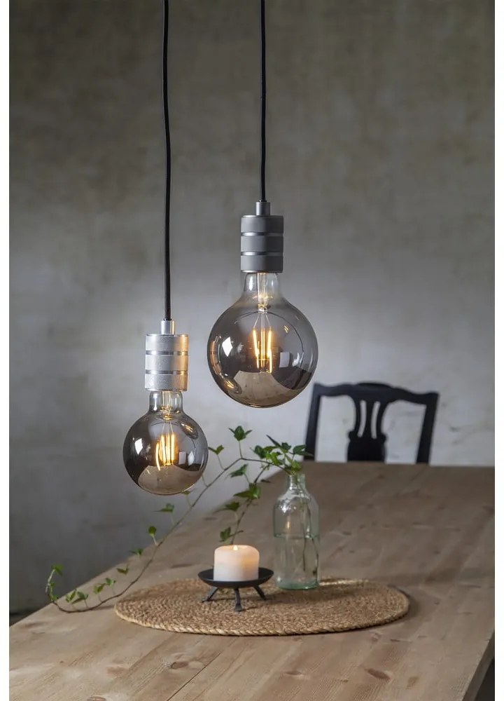 Teplá LED/filamentová žiarovka E27, 2 W Plain Smoke – Star Trading