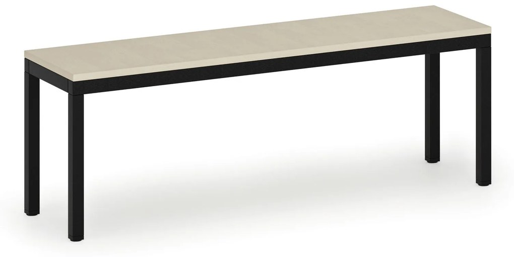 Šatníková lavica, sedák - lamino, dĺžka 1200 mm, breza