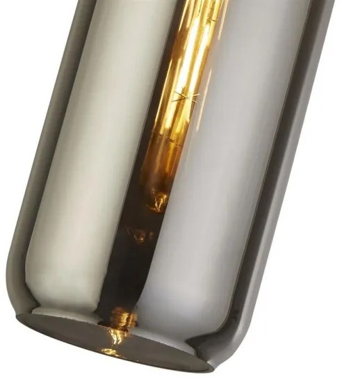 Searchlight 46641-1SM - Luster na lanku PIPETTE 1xE27/60W/230V lesklá