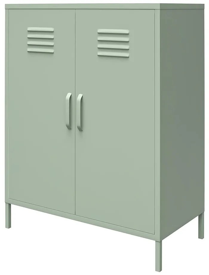 Zelená kovová skrinka 40x102x80 cm Mission District – Støraa