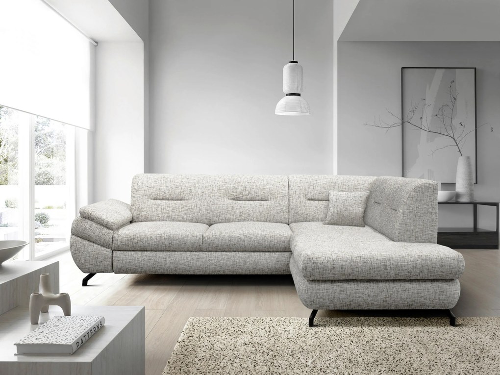 XXXLutz ROHOVÁ SEDAČKA, textil, béžová MID.YOU - Sedačky - 001574006902