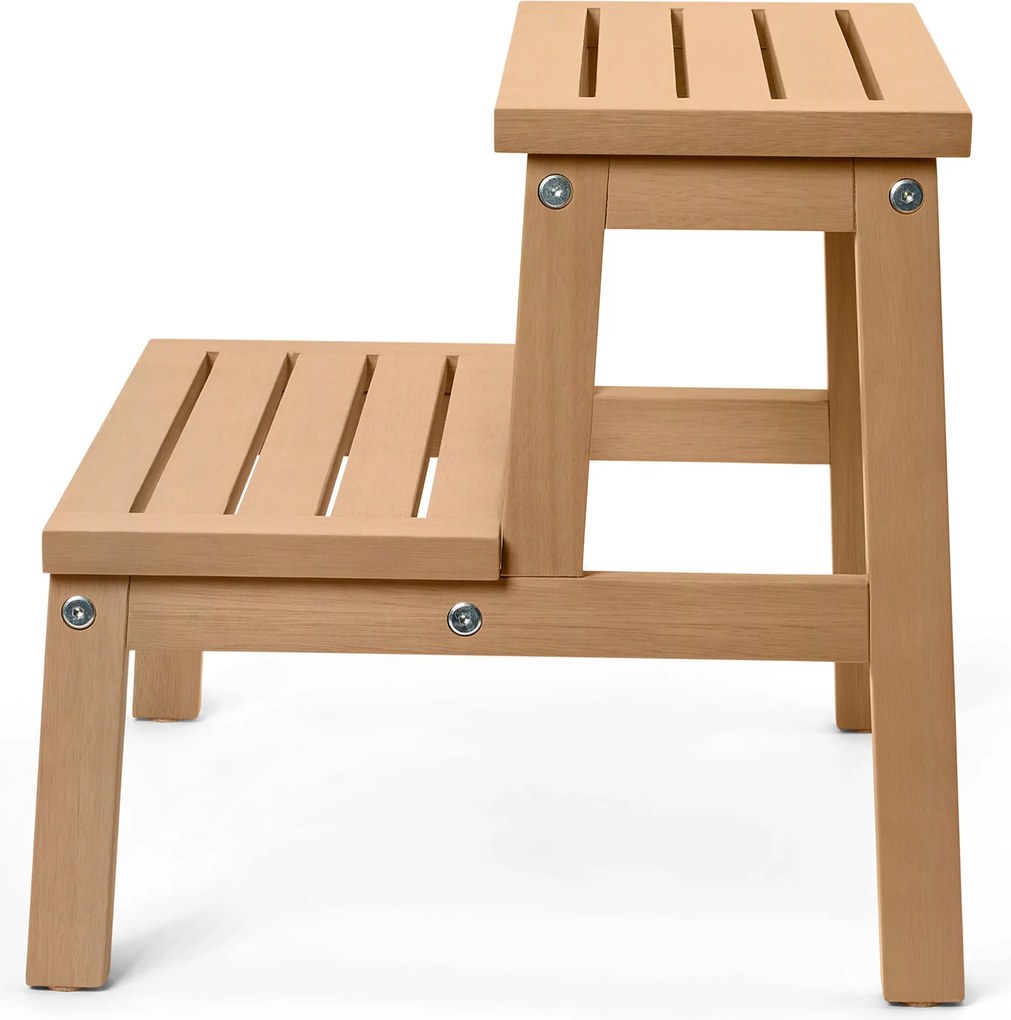 Nášľapný stolček z masívneho dreva