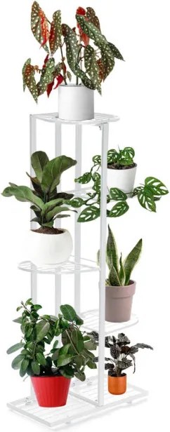 Stojan na kvety biely