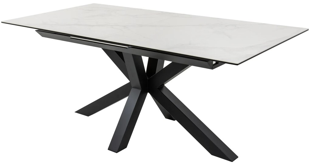 Jedálenský stôl Eternity 160-200cm mramorový vzhľad