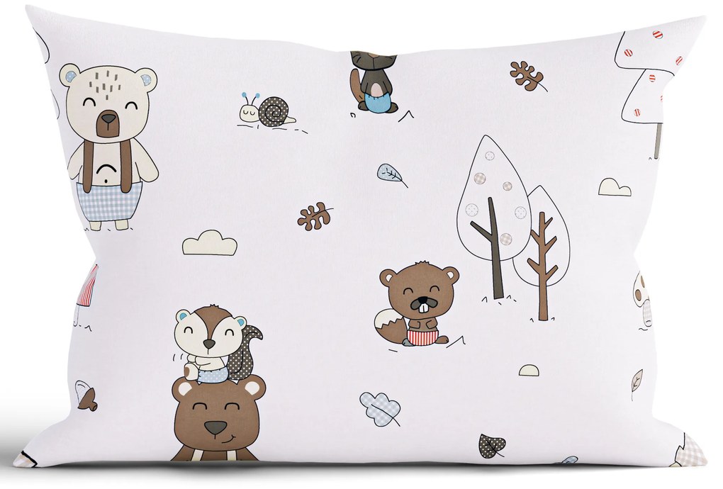 Bavlnená obliečka na vankúš Renforcé 50 x 70 cm – Forest