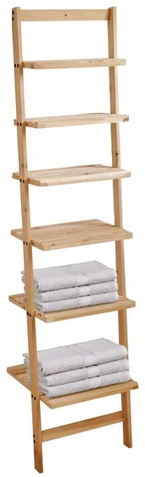 Autronic BONTEC Regál, masív, hnedá, DR-N131 NAT Farba: Hnedá