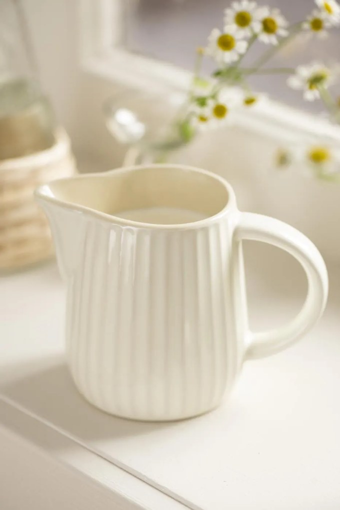 IB Laursen Smetanový keramický džbán 200 ml MYNTE BUTTER CREAM