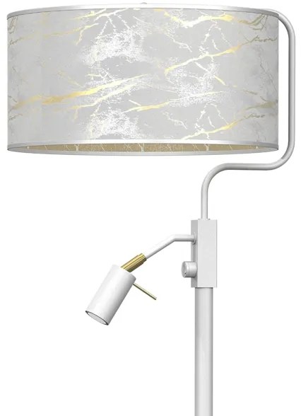 Stojacia lampa SENSO 1xE27/40W/230V + 1xGU10/7W biela