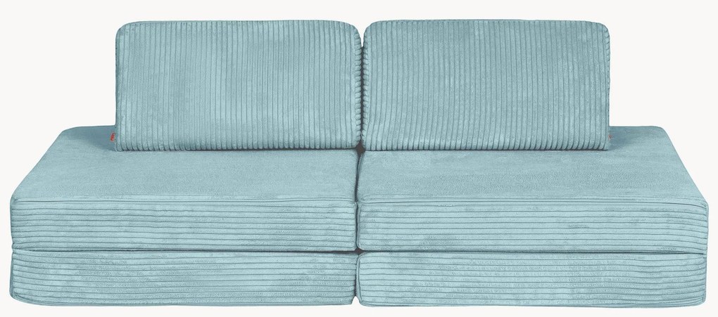 Detská ručne vyrobená modulárna pohovka na hranie Mila