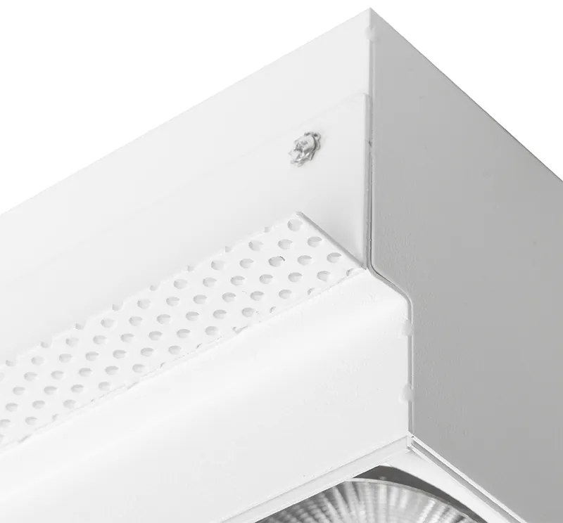 Zástenné bodové svietidlo biele GU10 AR111 bez rámu 2-žiarovkové - Oneon