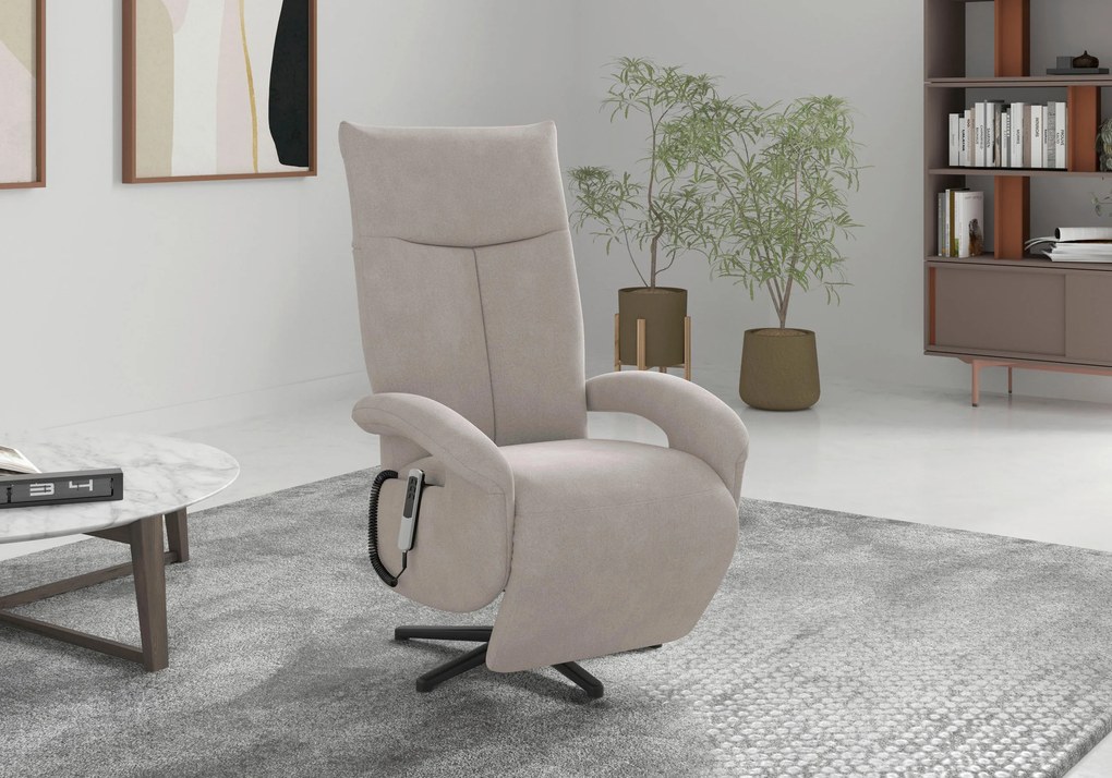 XXXLutz RELAXAČNÉ KRESLO, textil, sivobéžová Sit & More - Online Only obývacie izby - 00014401324X