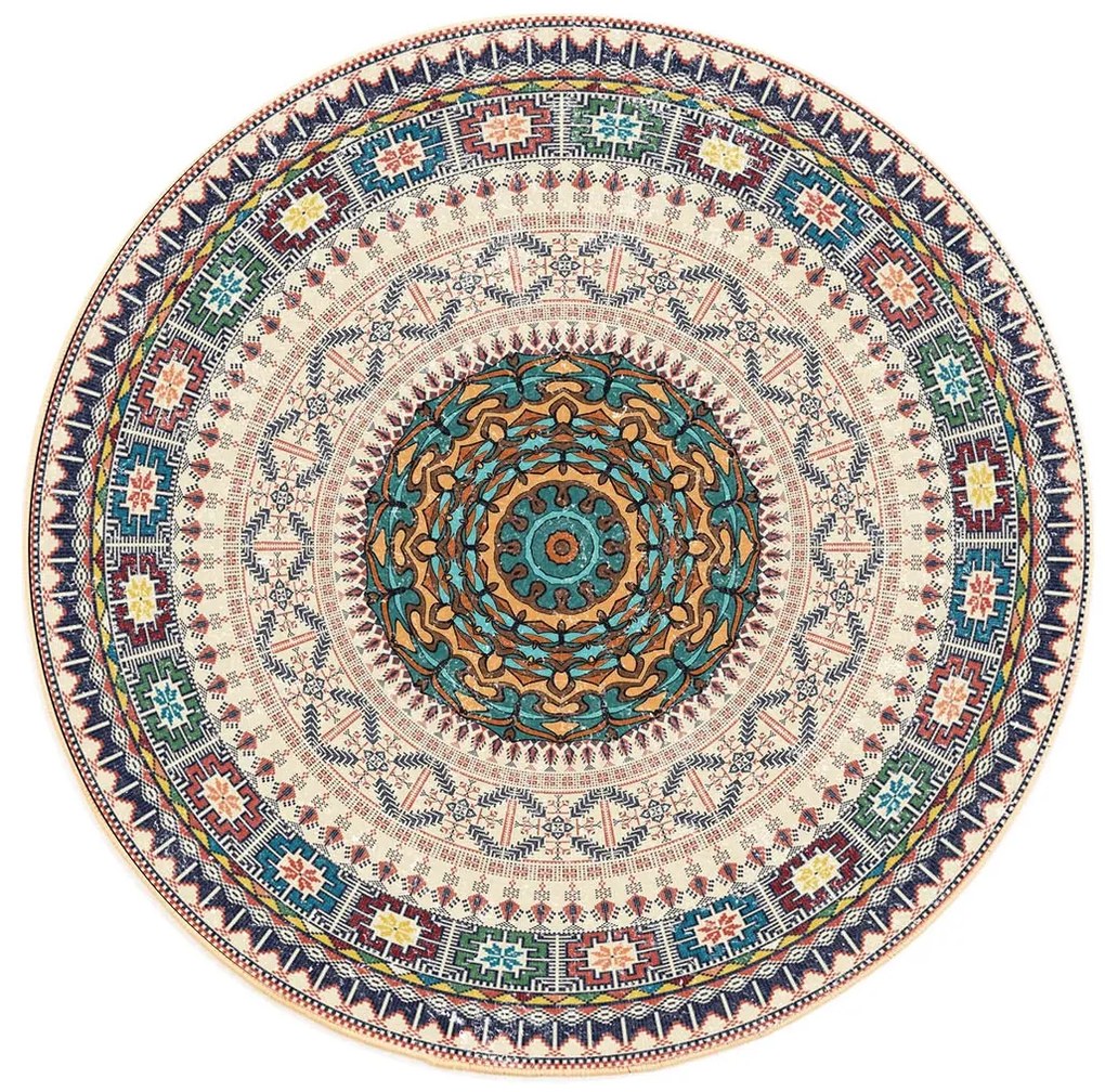 TZ Okrúhly vzorovaný koberec Oriental Rozmer: 120 cm