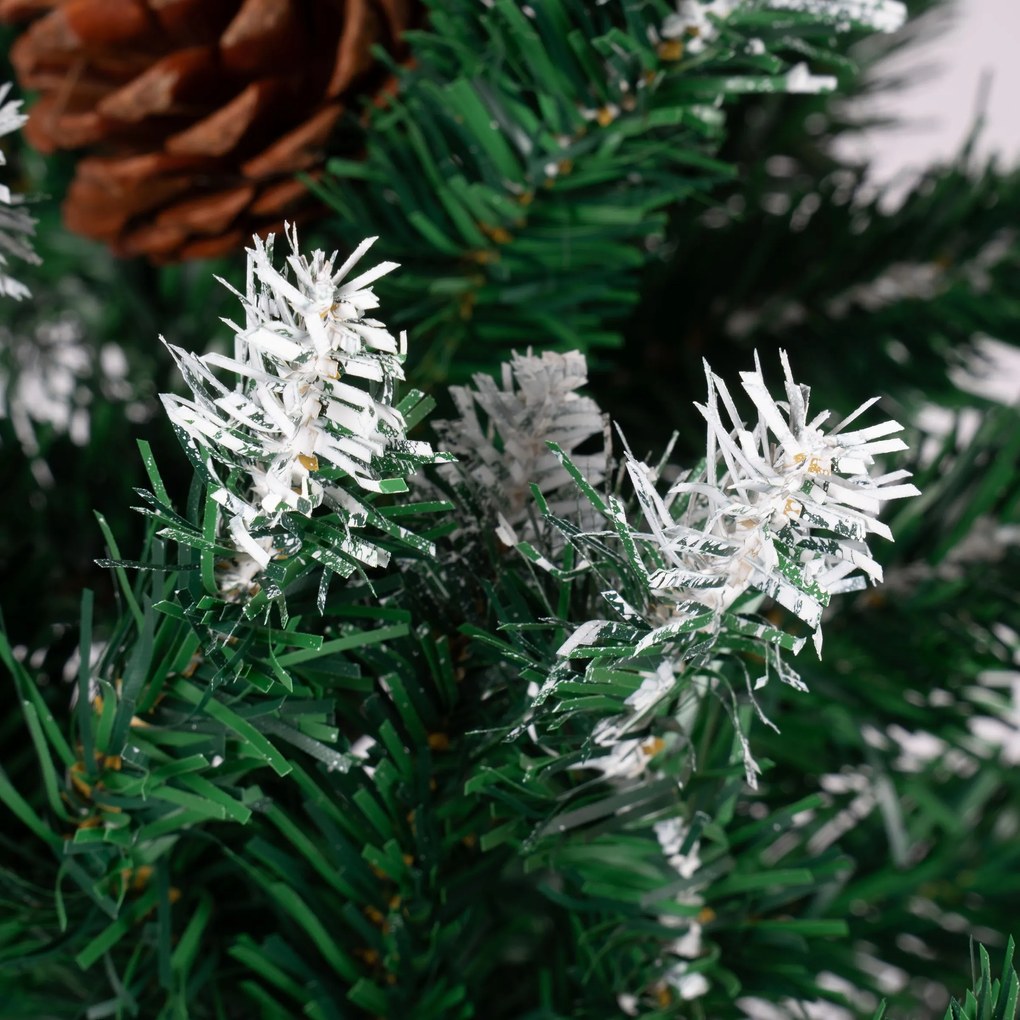 Vianočný stromček so šiškami NATALE 220 cm zelený