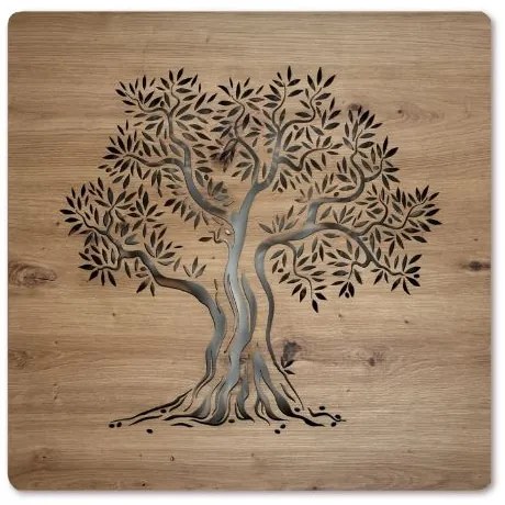 Led obraz na stenu strom Olivovník na batériu