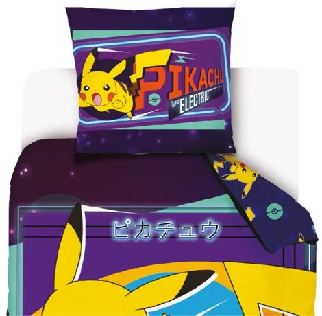 POKÉMON POWER bavlnené obliečky 140x200 cm