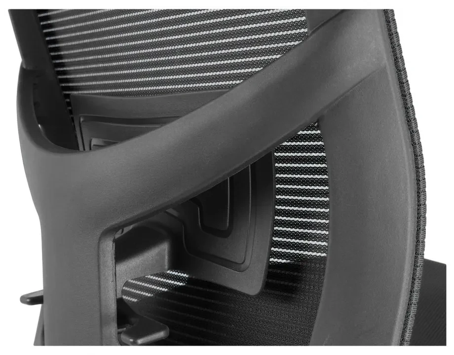 Kancelárska ergonomická stolička Neoseat GRANDINI — čierna, nosnosť 150 kg