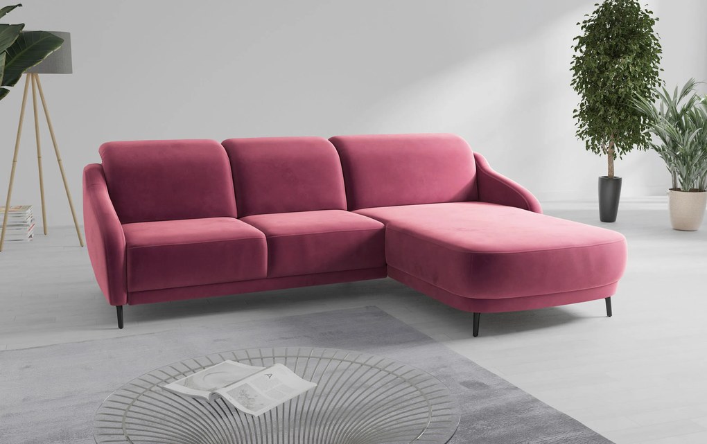 XXXLutz ROHOVÁ SEDAČKA, textil, baklažánová Sit & More - Sedačky - 000144024101