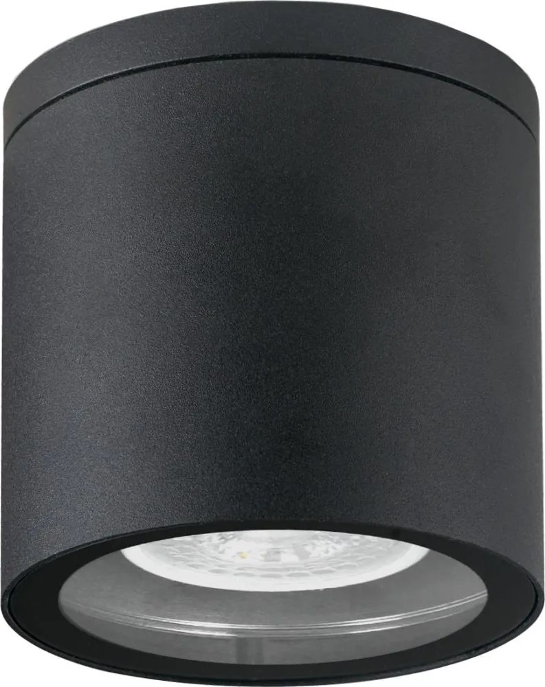 Vonkajšie bodové svietidlo 1xGU10/35W/230V IP54 guľatý čierna