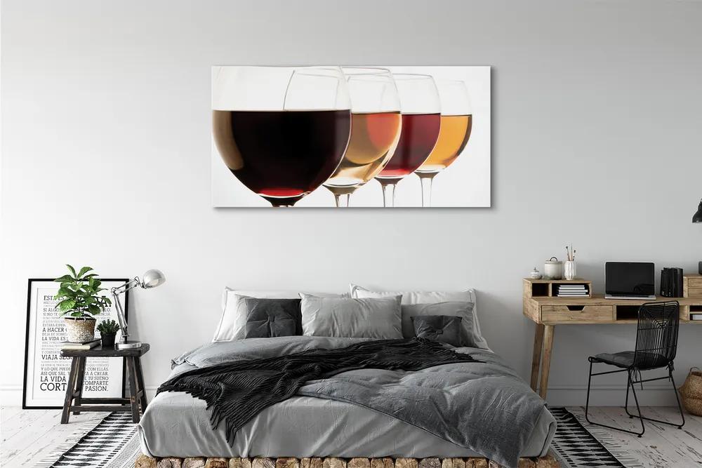 Obraz plexi Poháre vína 140x70 cm