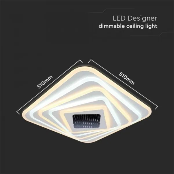 LED Stmievateľné stropné svietidlo LED/150W/230V 3000-6500K + DO