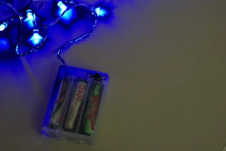 Nexos 818 Vianočné LED osvetlenie 4,5 m - modré, 30 diód