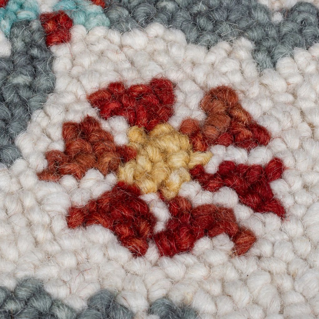 Kusový koberec Wool Loop Iris Red/Blue, 200x290, viacfarebná, obývacia izba, Flair Rugs