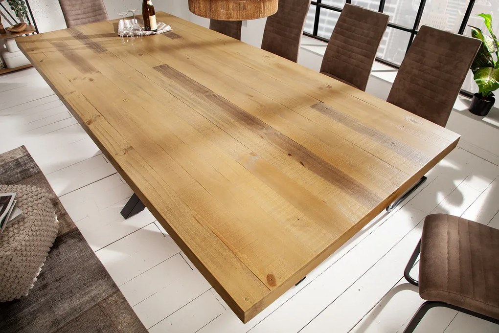 Jedálenský stôl Galaxy 200cm borovica prírodná