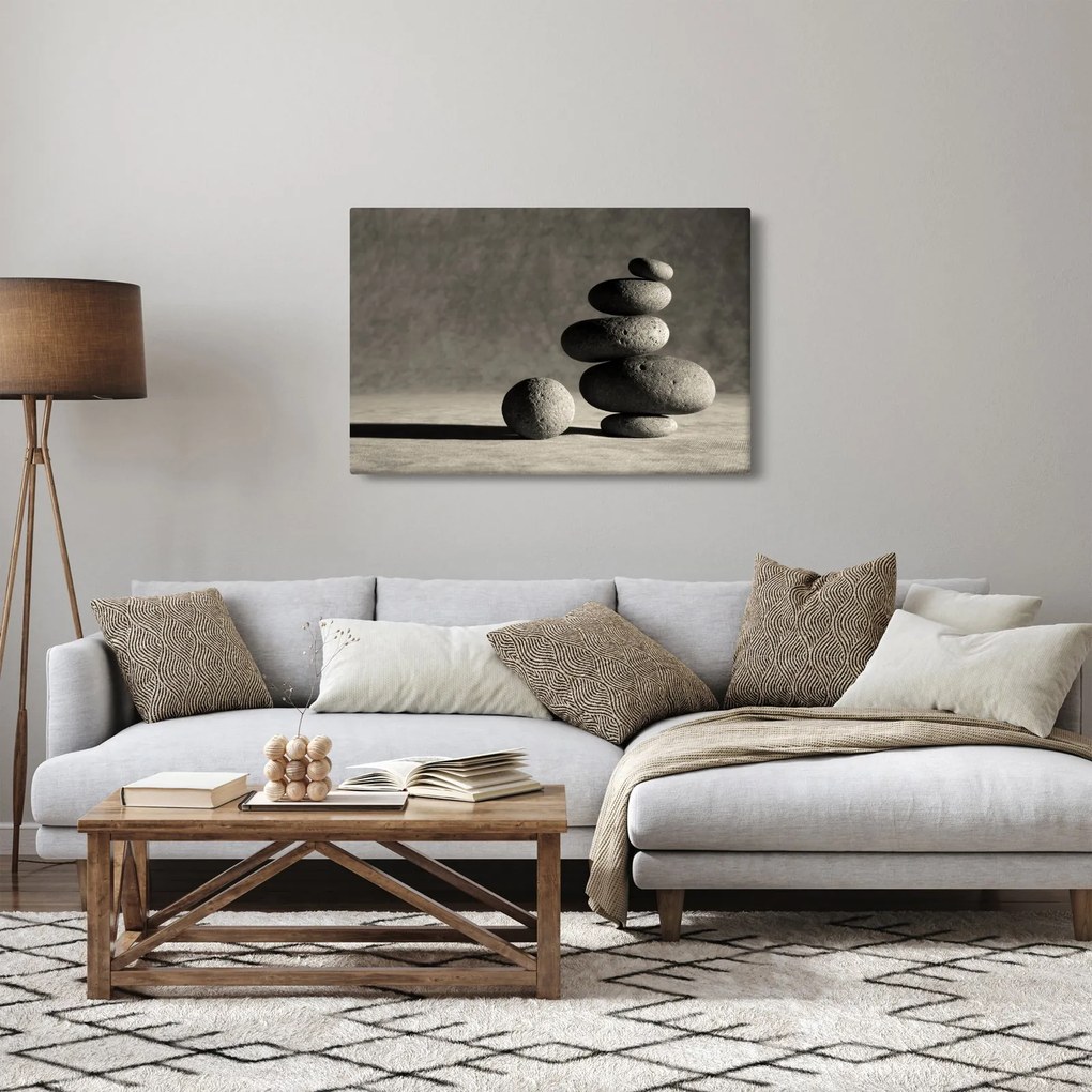 Obraz - Šedé kamene (90x60 cm)