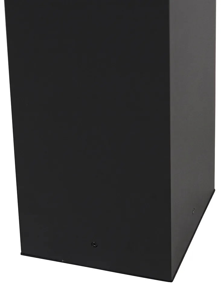 Inteligentná vonkajšia stojaca lampa čierna 80 cm vrátane Wifi ST64 - Charlois