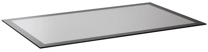 Sklenená Polička Ultra  S2D čierna