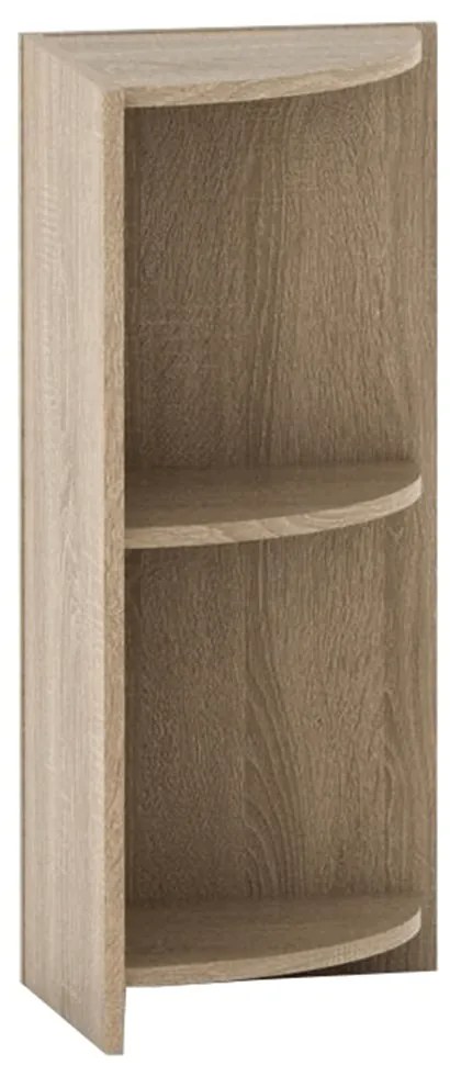 Rohová knižnica TEMPO ASISTENT 014, dub sonoma