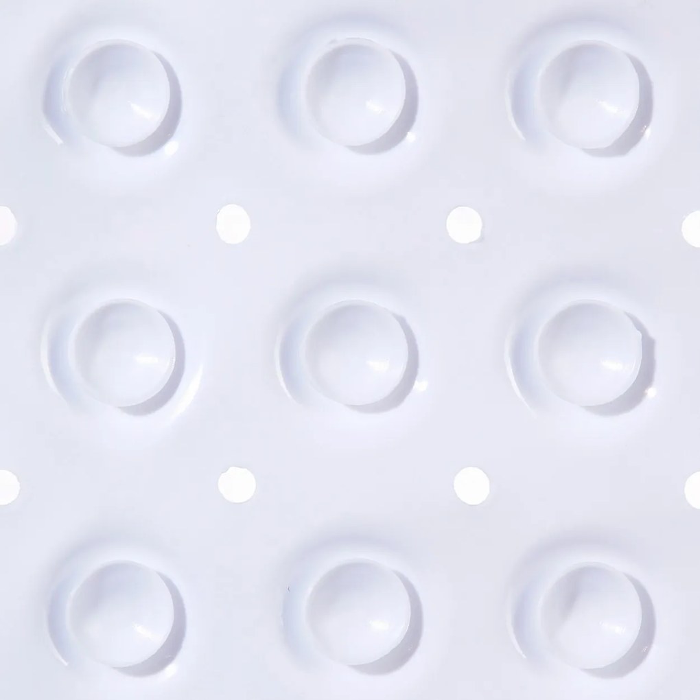 Predložka do kúpeľne Blackflower, 53x53 cm, biela