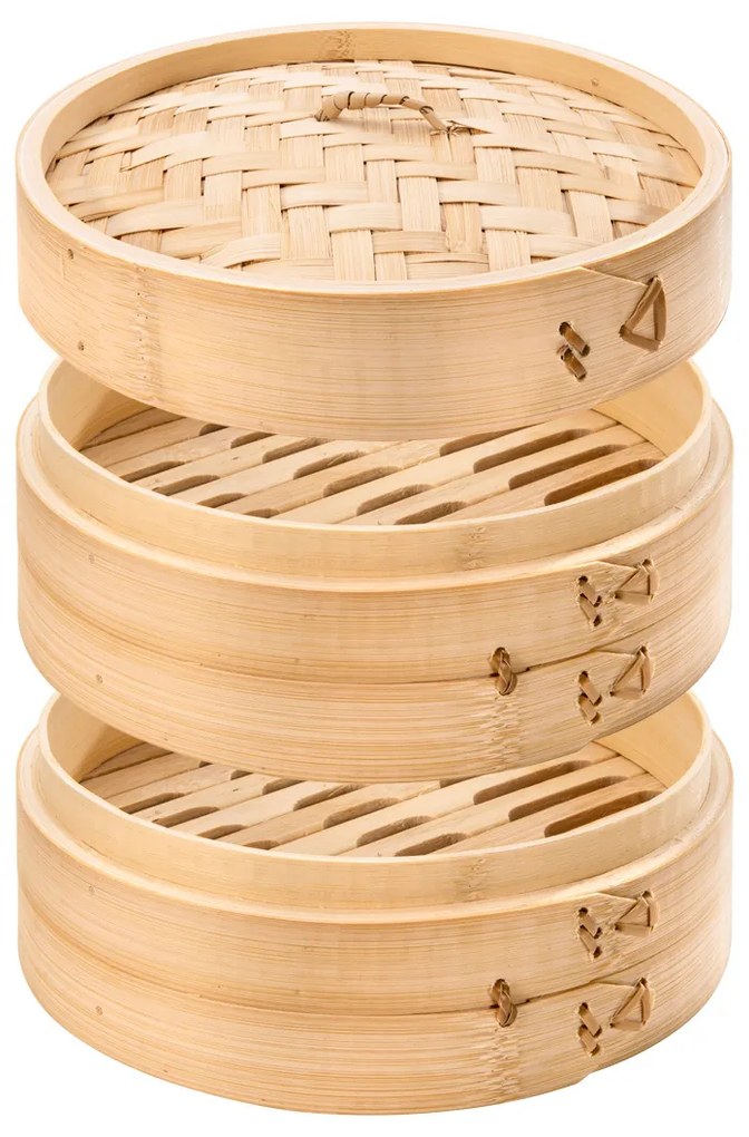 Tescoma Naparovací košík bambusový NIKKO ¤ 20 cm, dvojposchodový