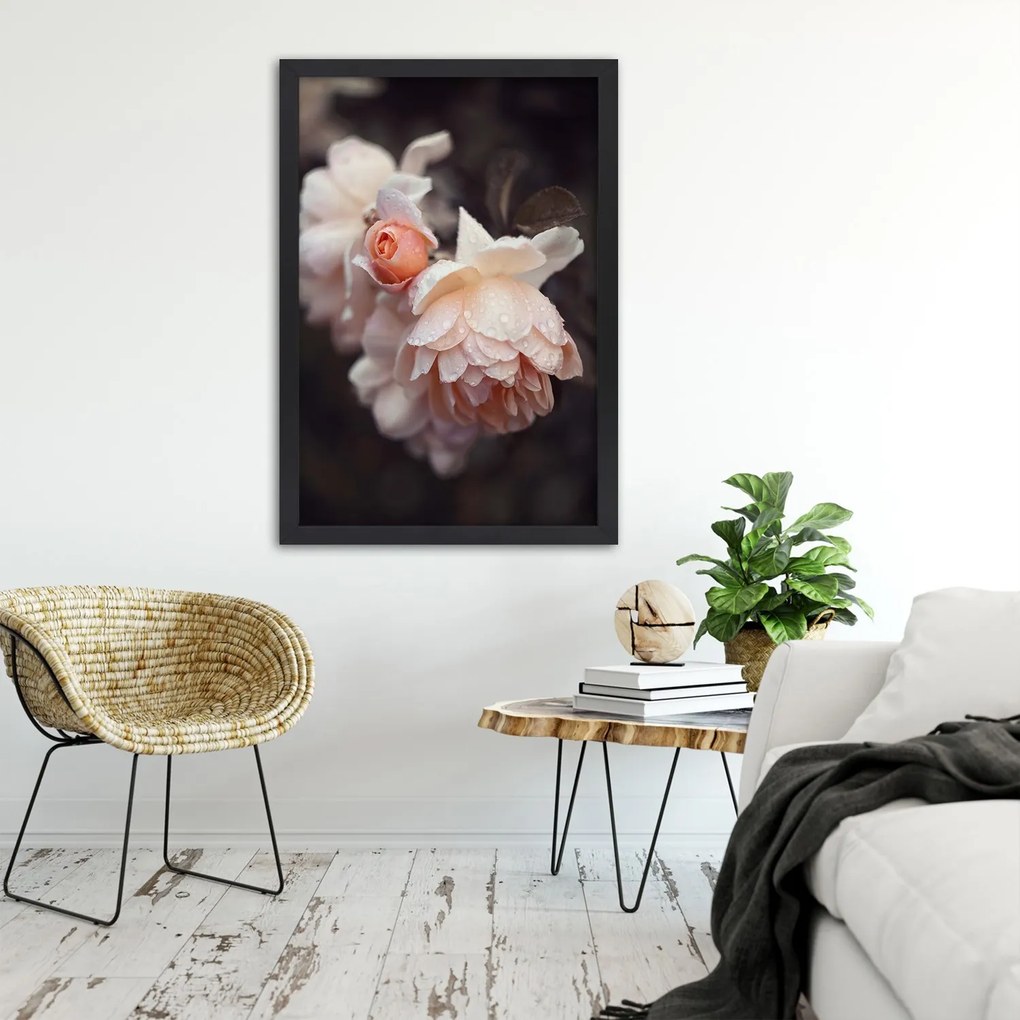 Gario Plagát Makro fotografovanie kvetov Farba rámu: Bez rámu, Rozmery: 30 x 45 cm