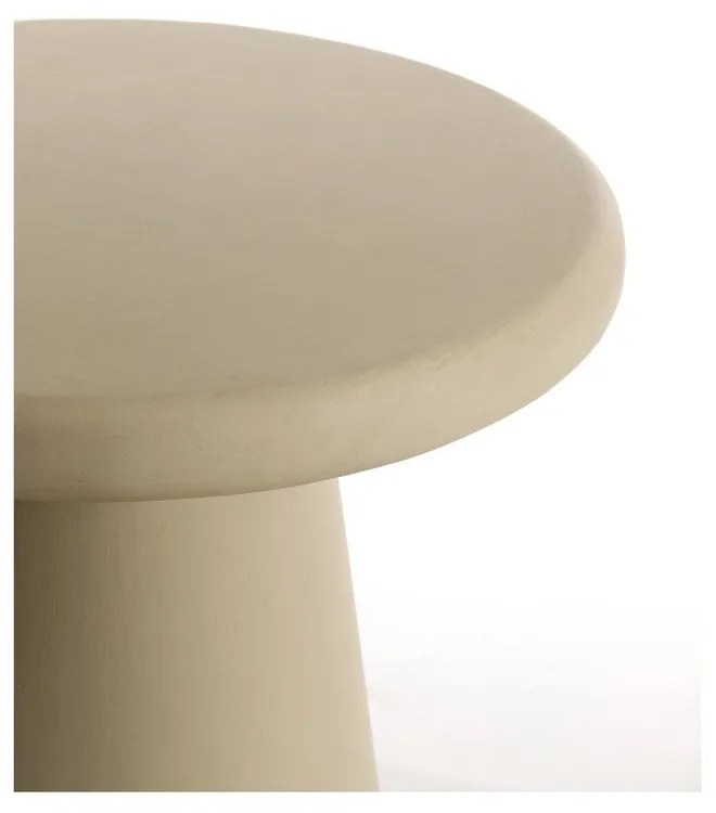 Béžový okrúhly konferenčný stolík ø 60 cm Kulona – Light & Living