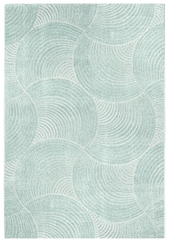 Dekorstudio Jednofarebný koberec FANCY 647 - mentolový Rozmer koberca: 140x200cm