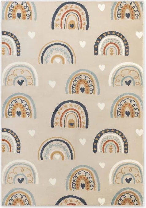 Koberec Hanse Home ADVENTURES BOWIE béžový / modrý